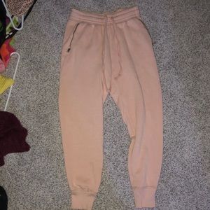tan sweatpants